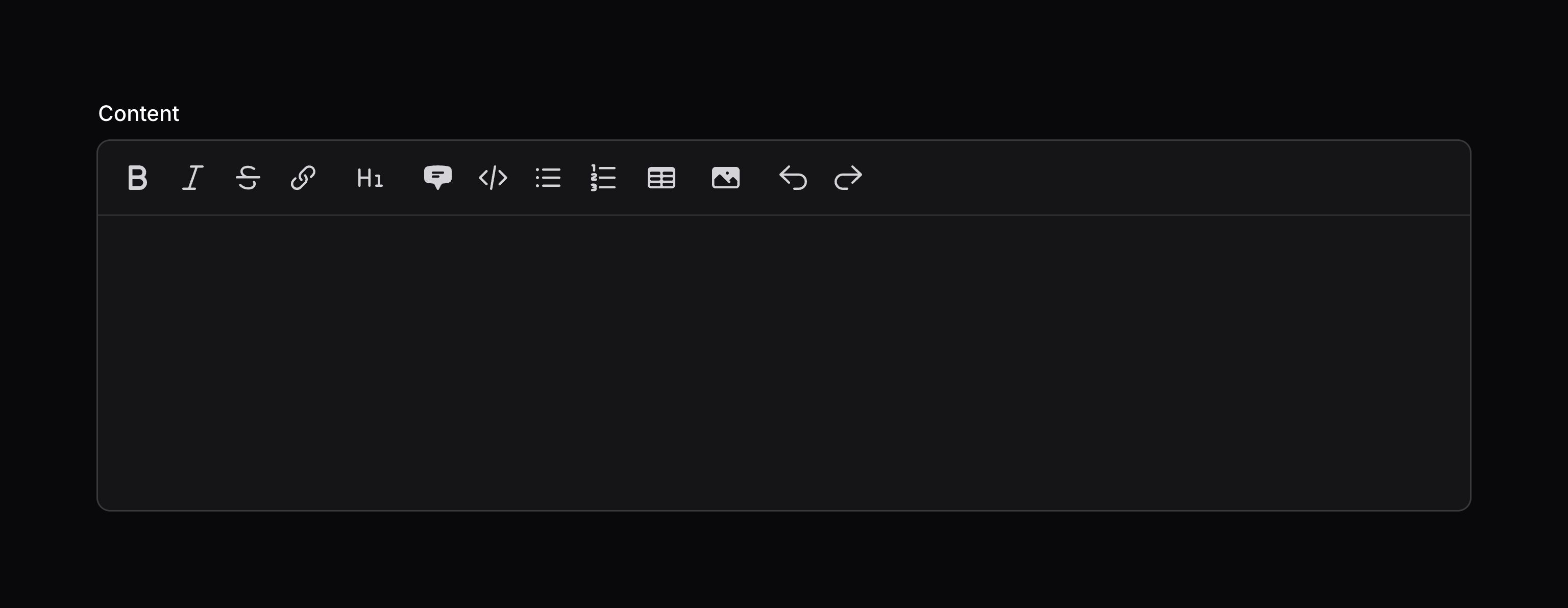 Markdown editor