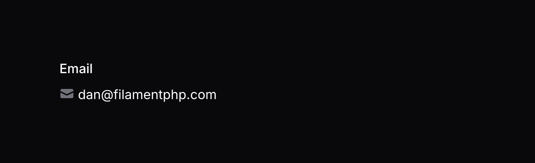Text entry with icon