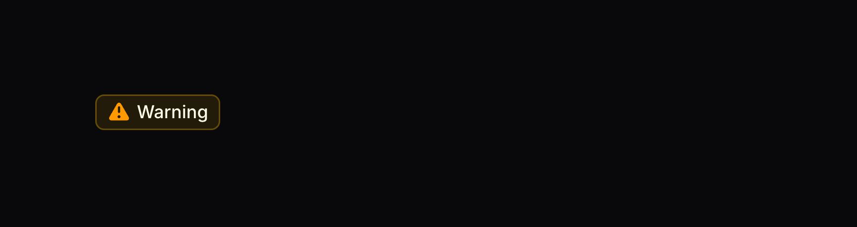 Text as badge with an icon