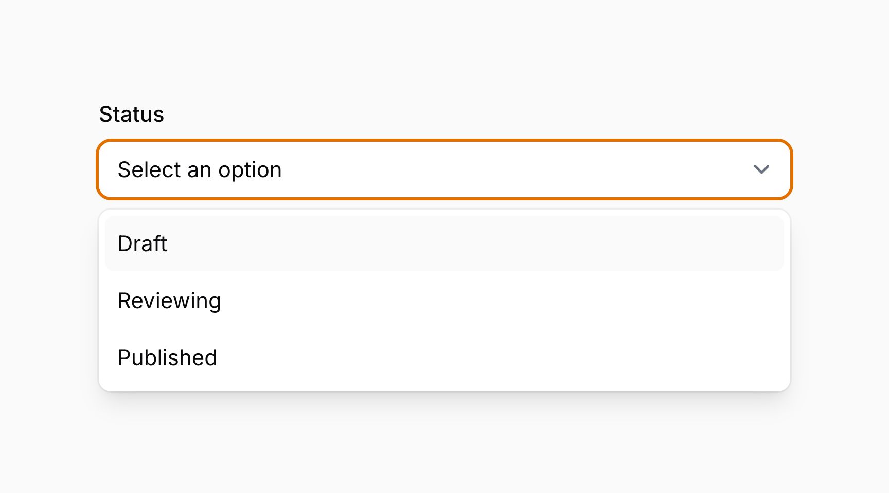 JavaScript select