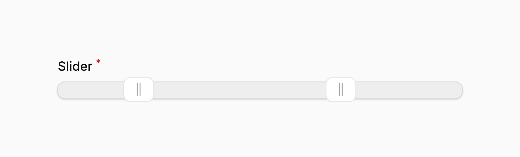 Slider with multiple values