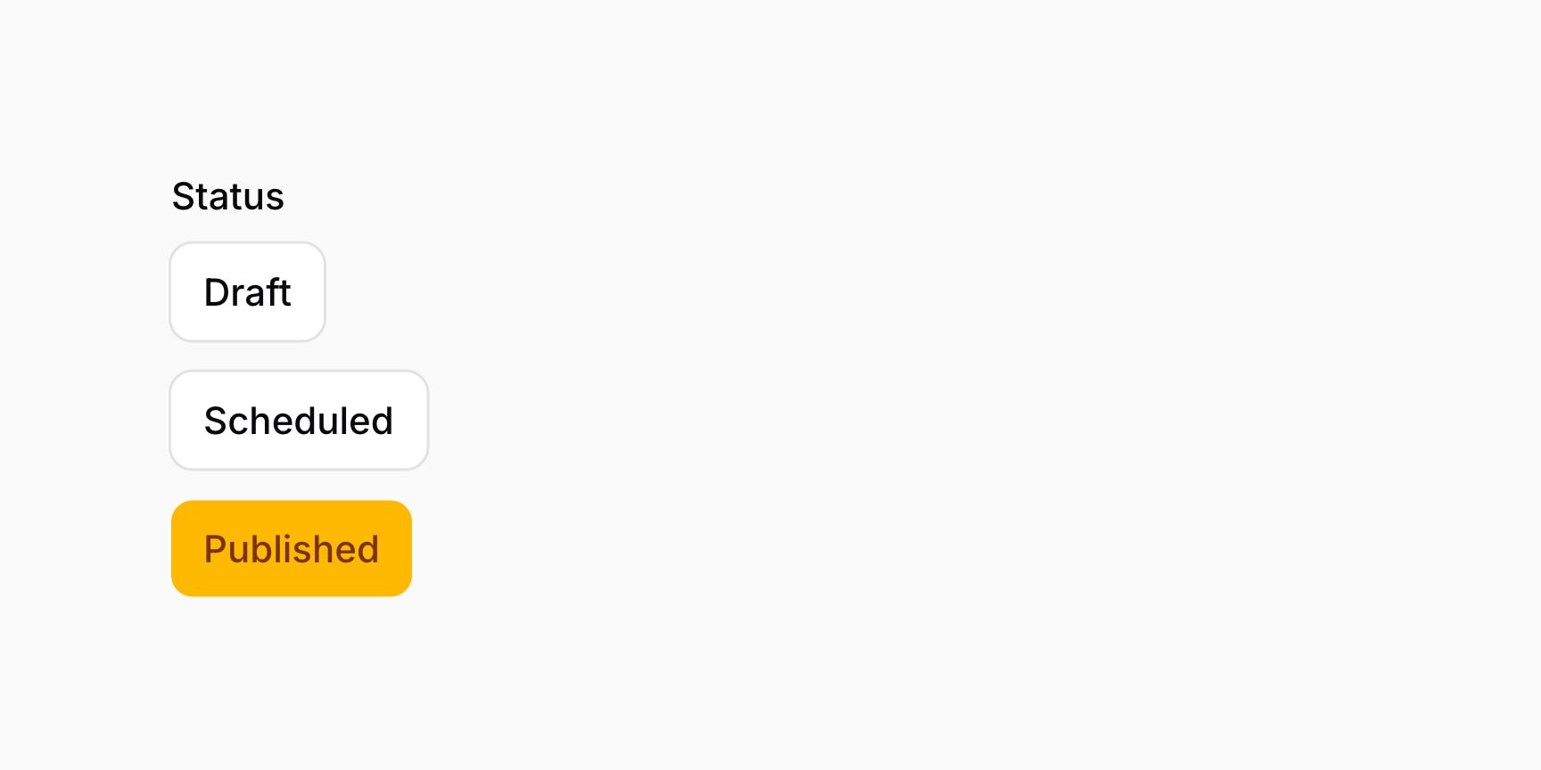 Toggle buttons